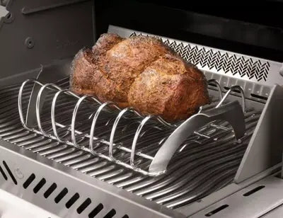 Napoleon PRO RVS spareribhouder
