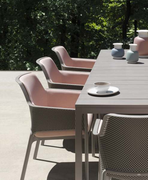 Nardi Rio Uittrektafels 210 FIX tortora