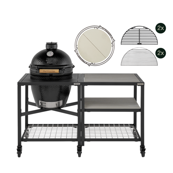BIG GREEN EGG THE ONYX LARGE OUTDOOR KITCHEN