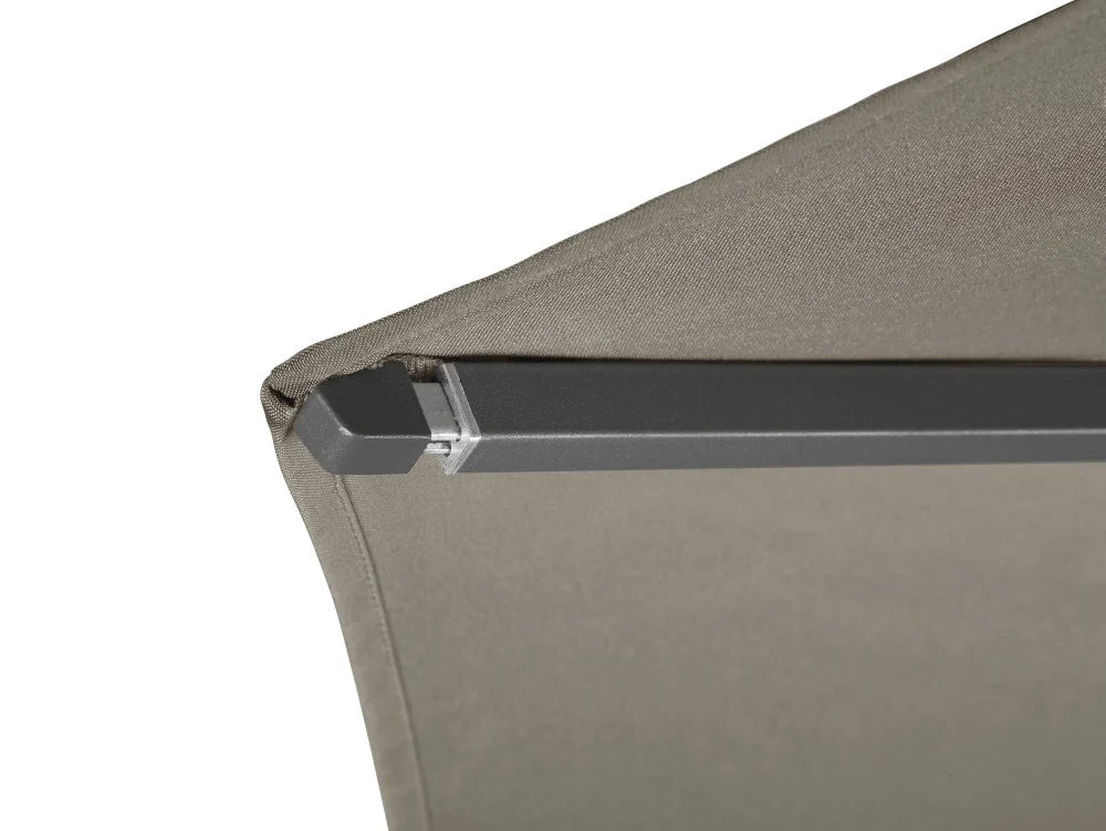 Platinum Riva 2,5 x 2 m Antraciet / Taupe
