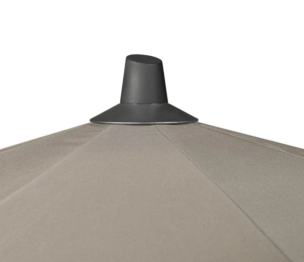 Platinum Riva 2,5 x 2 m Antraciet / Taupe