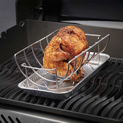 Napoleon RVS sparerib- en braadstukhouder
