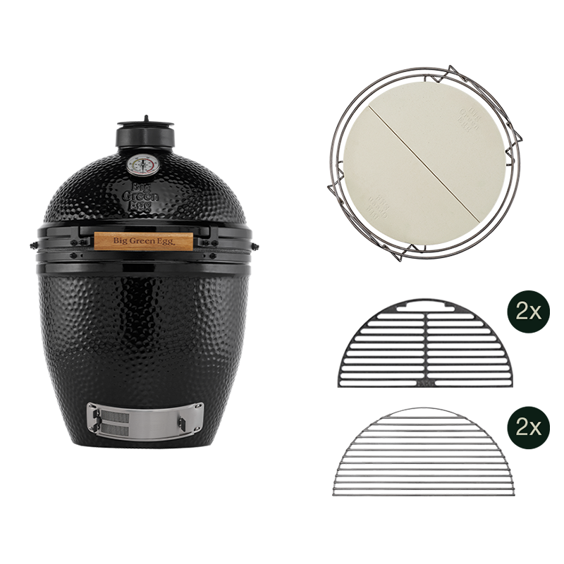 BIG GREEN EGG THE ONYX LARGE START COLLECTION